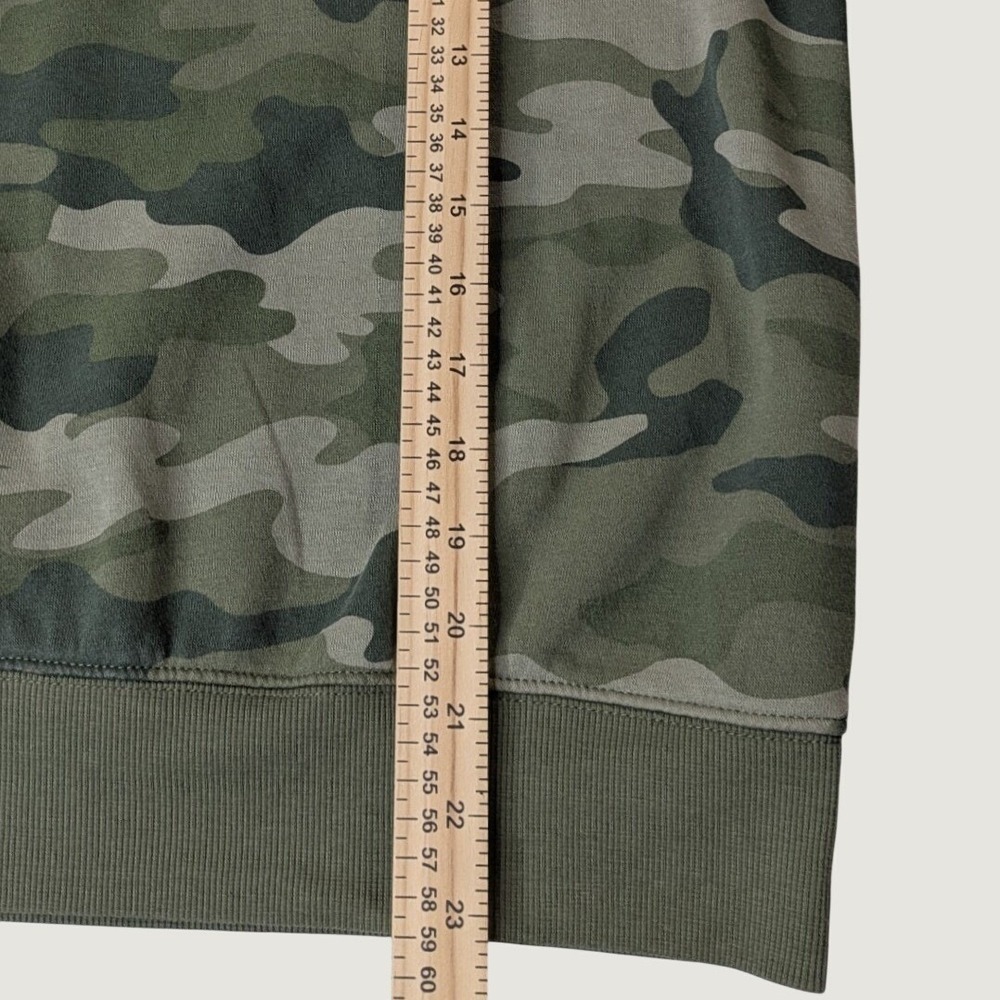 Old Navy Camo Sweatshirt M Green Utility Gorpcore Streetwear Casual Layering - Picture 8 of 9
